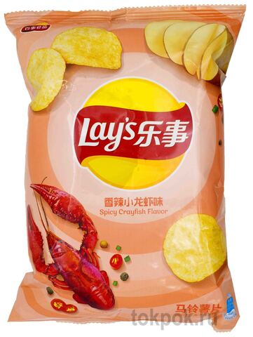 Чипсы Lay's со вкусом острых раков, 70 гр