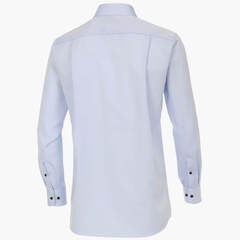 Сорочка мужская Casamoda Comfort Fit 303523200-102 из голубого твила с отделкой