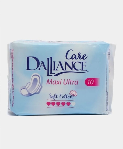 LILO Прокладки гигиенические DALLIANCE Care Maxi Ultra 10шт. (Китай)