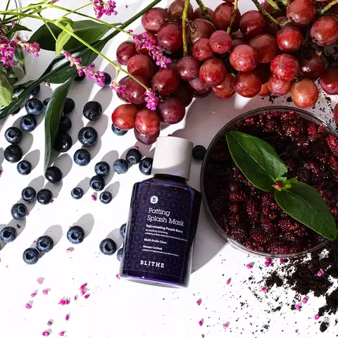 Сплэш-маска омолаживающая  Blithe «Омолаживающие ягоды» Patting Splash Mask Purple, 150 мл