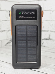 Внешний аккумулятор Hoco DB33Plus 30000 на солнечной батарее