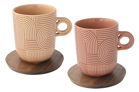 Набор кружек 2шт 350мл Easy Life Радуга el-r1780/tlo4