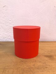 Цилиндр одиночный, 10х10 см, Красный, 1 шт.
