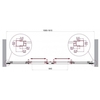 BelBagno LUCE-BF-2-160-C-Cr LUCE-BF-2-160-C-Cr Душевая дверь