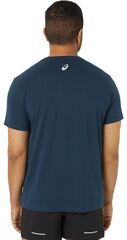 Теннисная футболка Asics Chest Logo Short Sleeve T-Shirt - french blue/briliant white