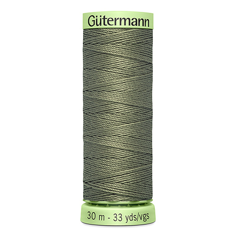 Нить Top Stitch 30/30 м для декоративной отстрочки, Gutermann, 824 зеленый камуфляж