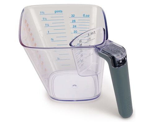 Набор мерных стаканов 11х17.5х24см Joseph Joseph 2 предмета серый