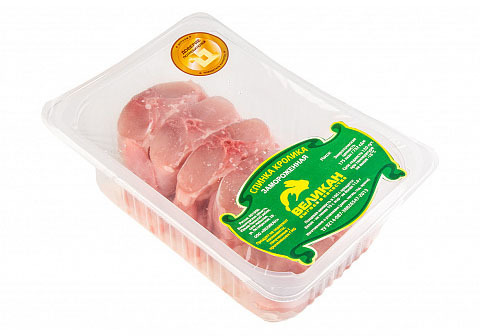 Спинка кролика замороженная, 650г