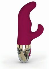 Ярко-розовый вибратор-кролик Hop Hop Bob - 16 см. - 