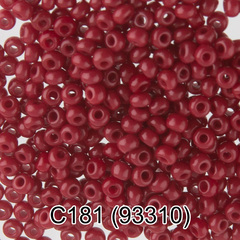 Бисер Чехия "GAMMA" круглый 3 10/0 2.3 мм C181 т.бордовый ( 93310 )