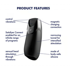 Мастурбатор с вибрацией Satisfyer Men Vibration+ (Connect App)