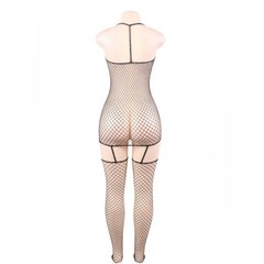 Платье-сетка с чулками (размер М)