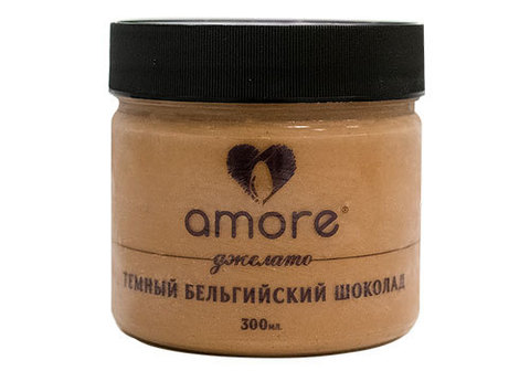 Мороженое AMORE темный бельгийский шоколад, 300мл