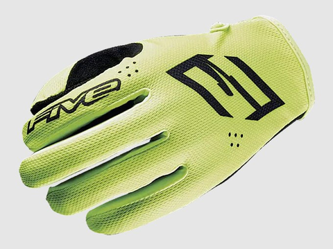 Мотоперчатки кроссовые FIVE MXF4 флоурисцентный желтый 8/S