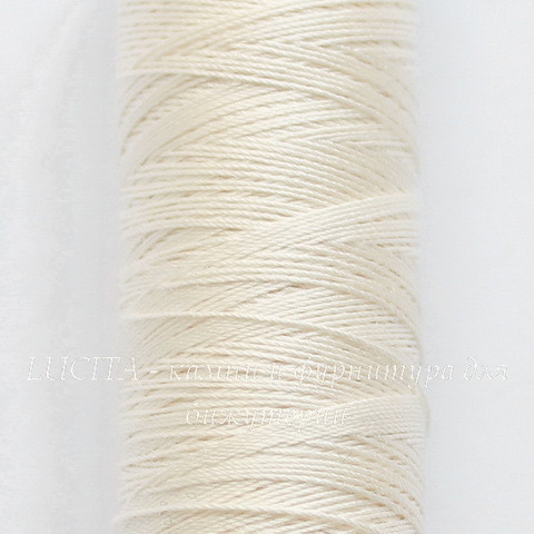 Нить шелковая Gutermann для вышивки, кремовая, 100 м