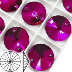 Купите стразы пришивные Rivoli Ruby Rose рубиновые для украшения пояса на StrazOK.ru