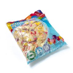 
          Шар воздушный прозрачный Alingar, №12, с рисунком Звезды, 100шт/уп, пакет с европодвесом