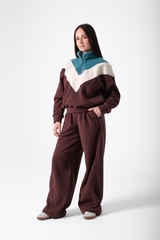 Костюм женский флисовый с олимпийкой "Мятный шоколад"