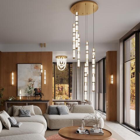 Подвесной светодиодный светильник Odeon Light COLLIER 5455/18L