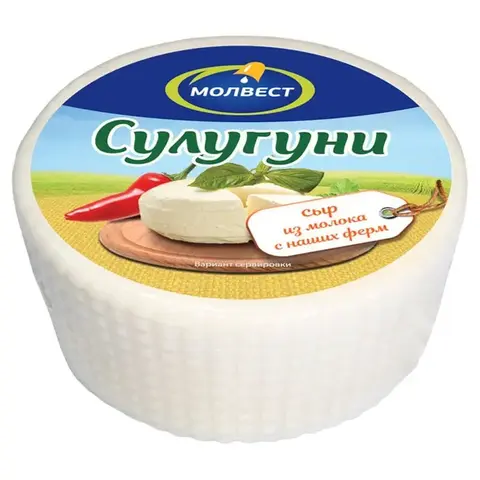 Сыр Сулугуни круг МОЛВЕСТ,шт