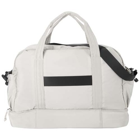 Дорожный мешок Puffer объемом 30 л, изготовленный из переработанных материалов согласно стандарту GRS, с утепленным дном