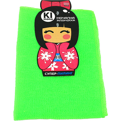 Мочалка японская Кимоно (однотонная)