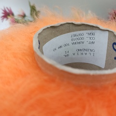 Кид мохер арт Aurora фабрика Ilaria 1000м/100гр Оранжевый 005018