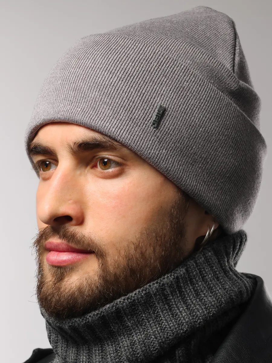 Шапка осенняя бини демисезонная