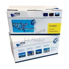 Совместимый тонер-картридж UNITON Premium TK-5220Y для KYOCERA ECOSYS P5021/M5521 желт (1,2K) GREEN LINE (Eco Protected)