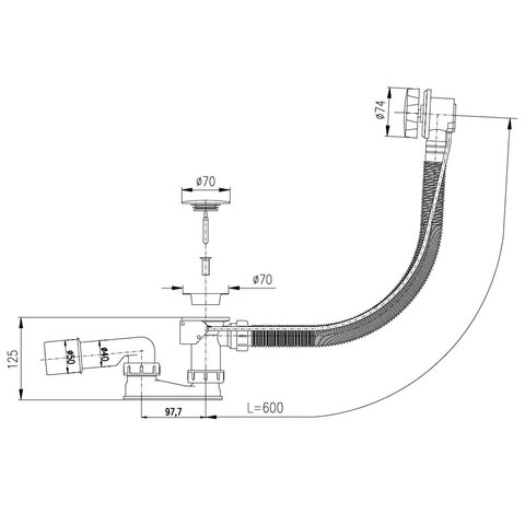 сифон RAV-Slezak MD0588P