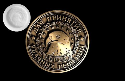Силиконовый молд Монета 