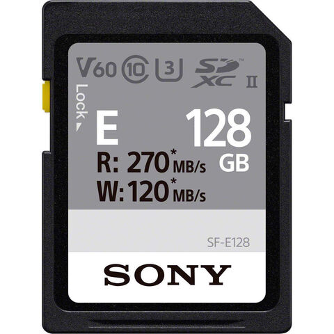 Карта памяти SD Sony SFE128 на 128 Гб