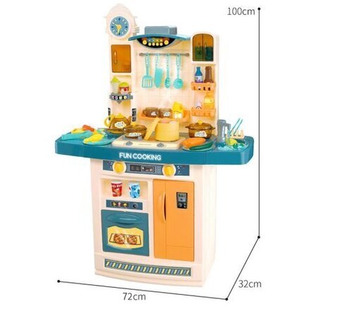 Высокая детская кухня Home Kitchen (100 см, свет, звук, вода, пар)