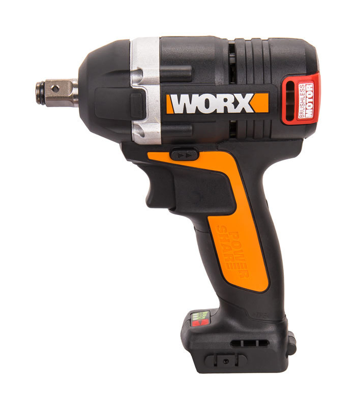 Гайковерт аккумуляторный WORX WX279.9, 20В, бесщеточный, без АКБ и ЗУ