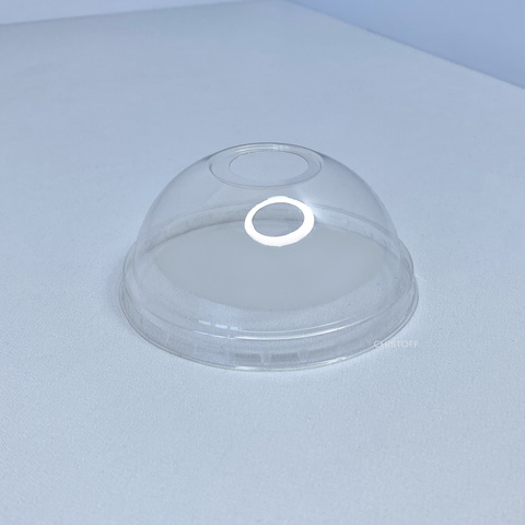 Крышка для купольного стакана с отверстием (50 шт.)