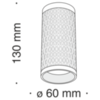 Потолочный светильник Technical Focus Design C036CL-01W