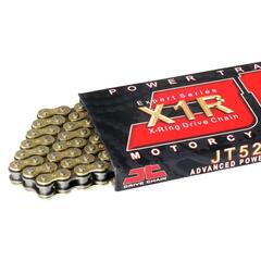 Цепь JTC 520X1R G&B золотая X-ring 124