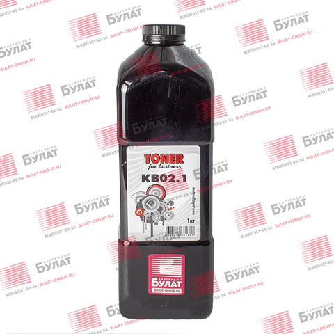 Тонер БУЛАТ Kyocera KB02.1 (Чёрный, банка 1 кг)