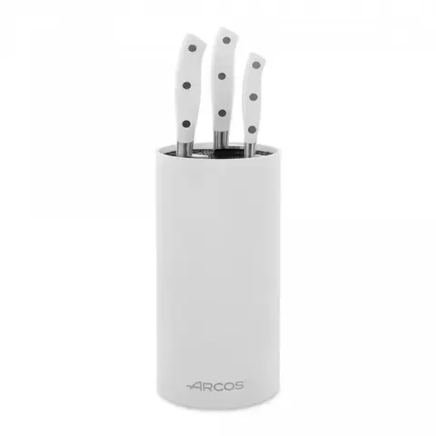 Набор ножей 3шт в подставке Arcos Riviera Blanca
