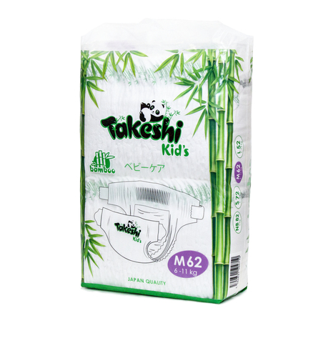 Подгузники Takeshi Kid's,  6-11 кг (M)