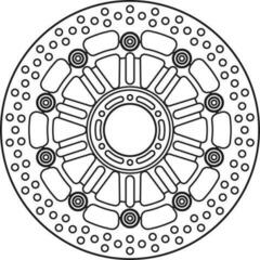 Диск тормозной передний CBR-600/900