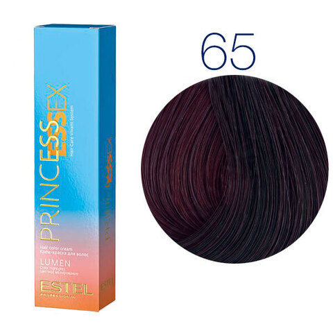 Estel Professional Princess Essex Lumen 65 (Фиолетово-красный) - Крем-краска для волос