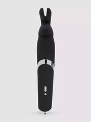 Черный вибратор Rabbit Rechargeable Wand Vibrator - 26,7 см. - 