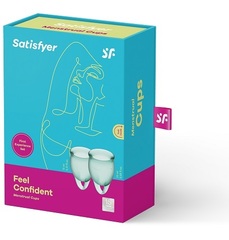 Набор менструальных чаш Satisfyer Feel_Confident_Зеленый