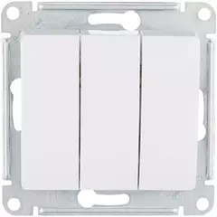 ВЫКЛ.3-кл , сх.1+1+1, 10АХ, механизм, БЕЛЫЙ  GSL000131