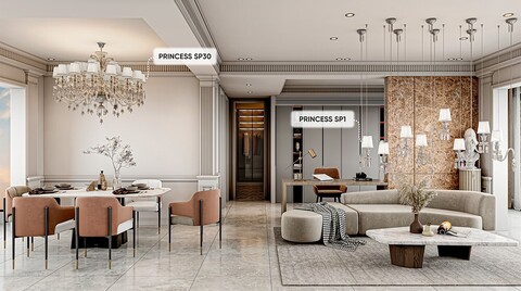 Подвесной светильник Crystal Lux PRINCESS SP1