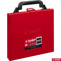 ЗУБР 99 шт, (1-10 мм), сталь Р4М2, класс В, мет.бокс, набор сверл по металлу (29605-H99)