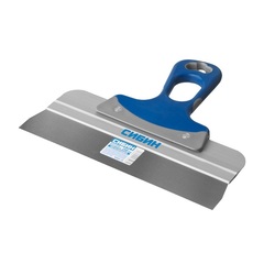 СИБИН 250 мм, усиленный, алюминиевая направляющая, 2к ручка, нержавеющий, Фасадный шпатель (10085-25)