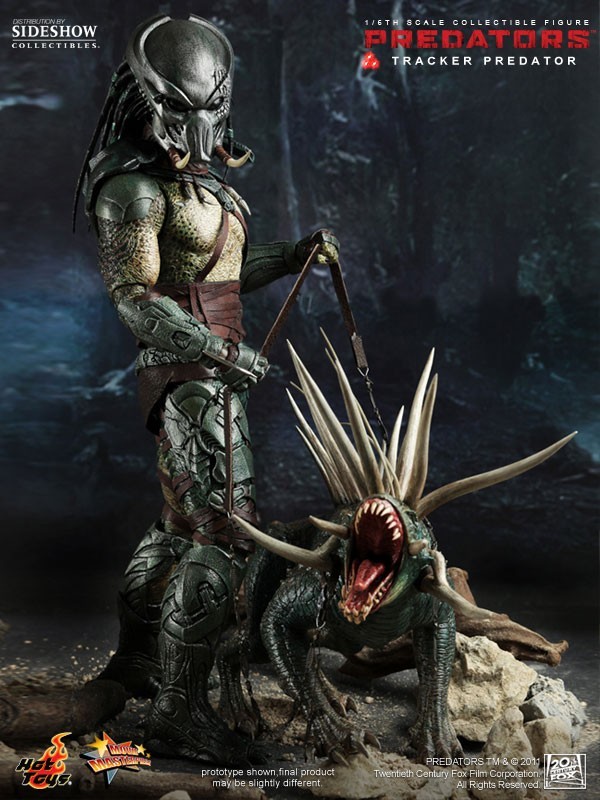 Фигурка Хищника Треккера с псом - Predators 2010 Predator Tracker with ...