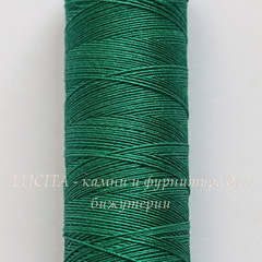 Нить шелковая Gutermann для вышивки, изумрудная, 100 м